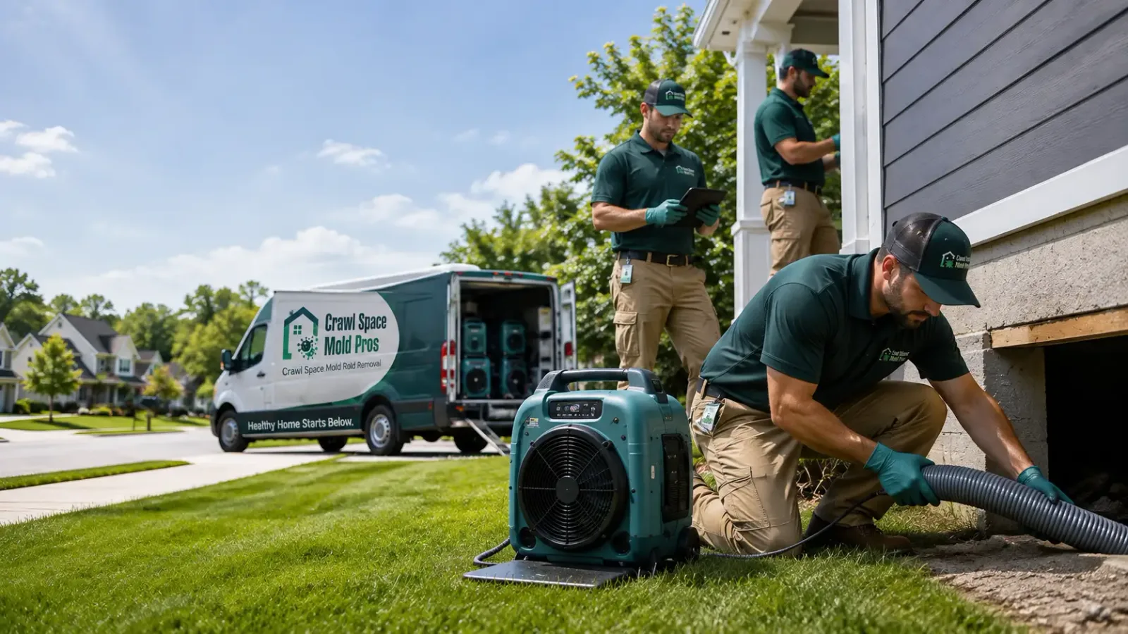 Crawl Space Mold Removal in Ravenna, NE